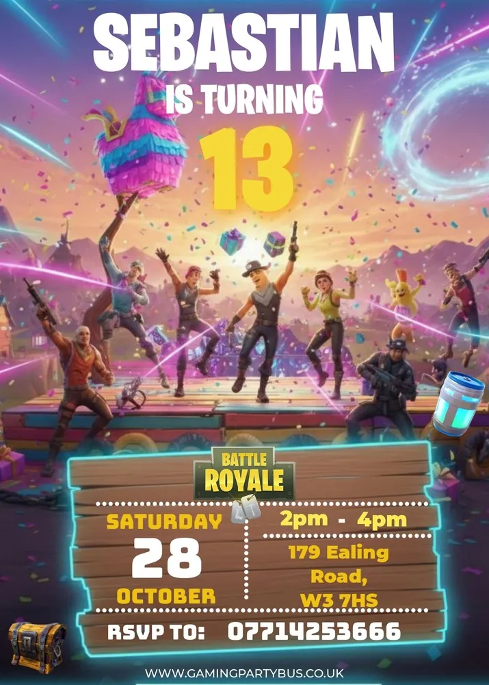 fortnite gaming bus